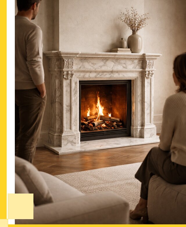 Мраморные камины под ключ в Мысках от 253575 р. | ЭриданМси