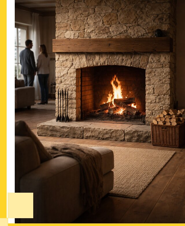 Открытые камины под ключ в Мысках от 152145 р. ЭриданМси