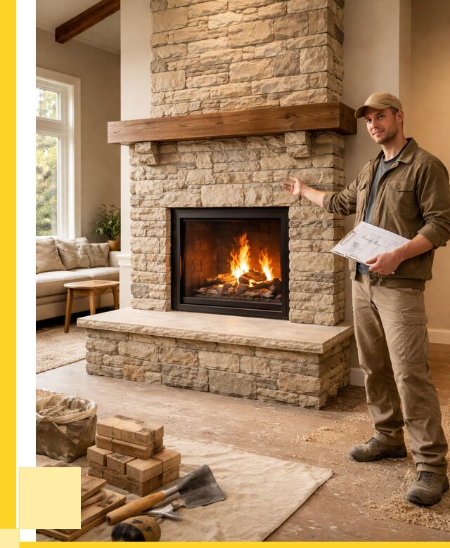 Камины под ключ в Мысках от 182574 р. | ЭриданМси — установка