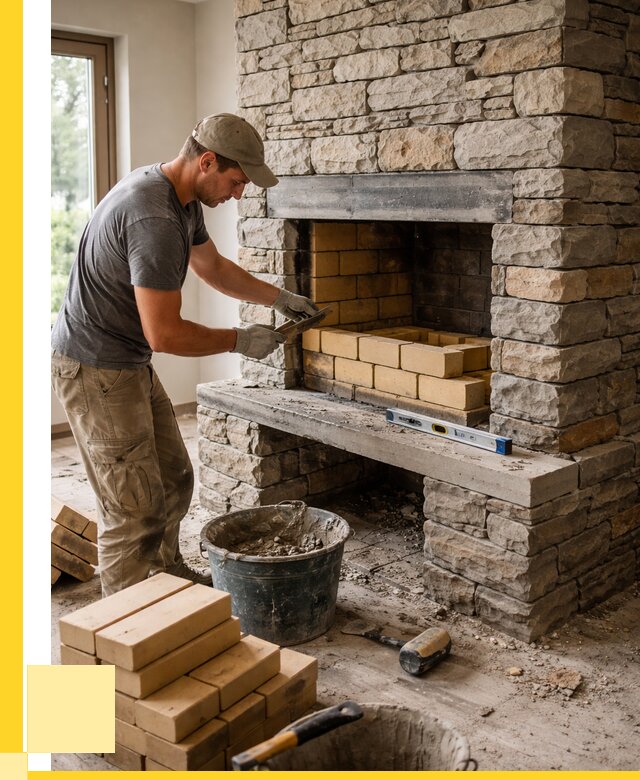 Кладка каминов и камина в Мысках от 25358 р. ЭриданМси