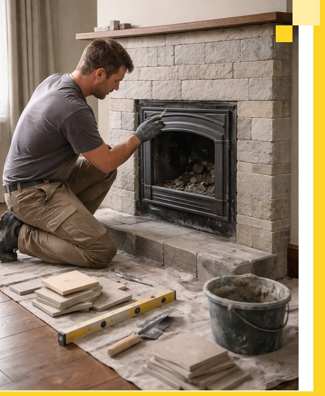 Профессиональный ремонт каминов в Мысках восстановление и сервис