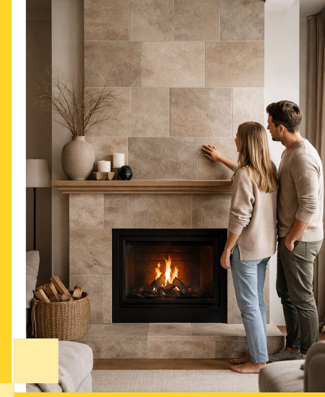 Облицовка каминов керамогранитом в Мысках от 4564 р. | ЭриданМси