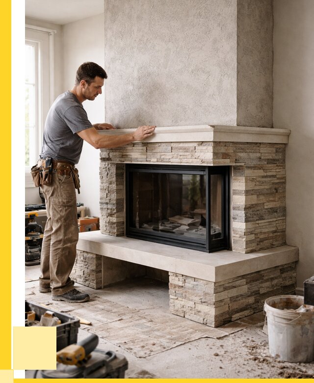 Изготовление каминов под ключ в Мысках от 152145 р. | ЭриданМси