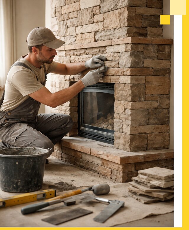 Проектирование и установка печей-каминов под ключ в Мысках