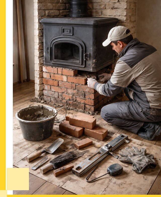 Ремонт печей в Мысках от 12172 р., услуги печника ЭриданМси