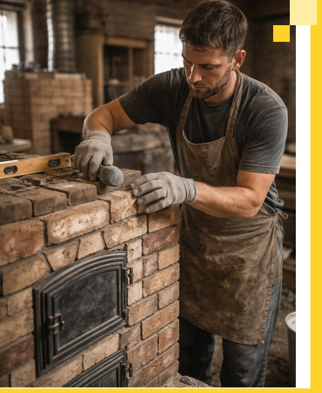 Изготовление печей на заказ в Мысках с проектом и монтажом