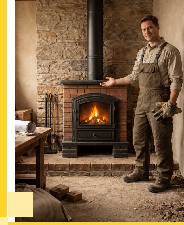 Печи отопительные из кирпича в Мысках от 81144 р., ЭриданМси