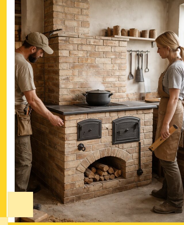 Варочно отопительные печи в Мысках от 91287 р. | ЭриданМси