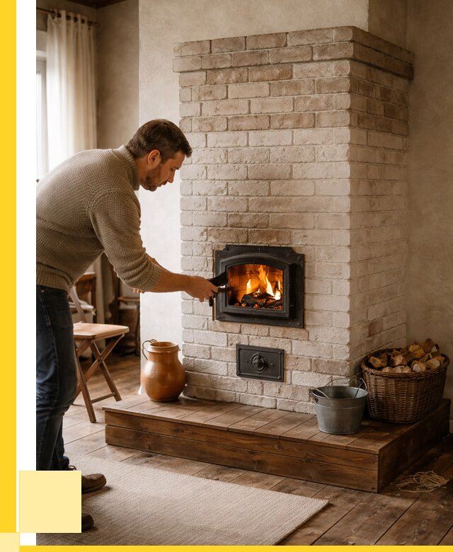 Печь голландка из кирпича в Мысках от 86216 р. | ЭриданМси