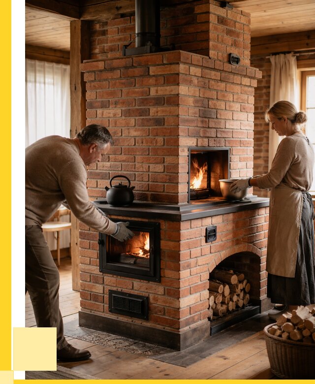 Печи для загородного дома под ключ в Мысках от 81144 р. | ЭриданМси