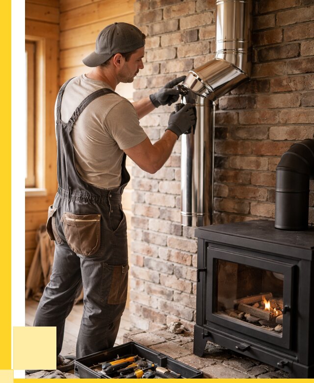 Монтаж дымоходов для печей в Мысках от 7607 р. | ЭриданМси