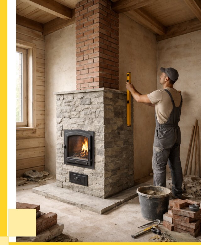 Печи и дымоходы под ключ в Мысках от 45644 р., ЭриданМси