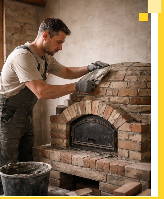 Изготовление и монтаж помпейских печей на заказ в Мысках