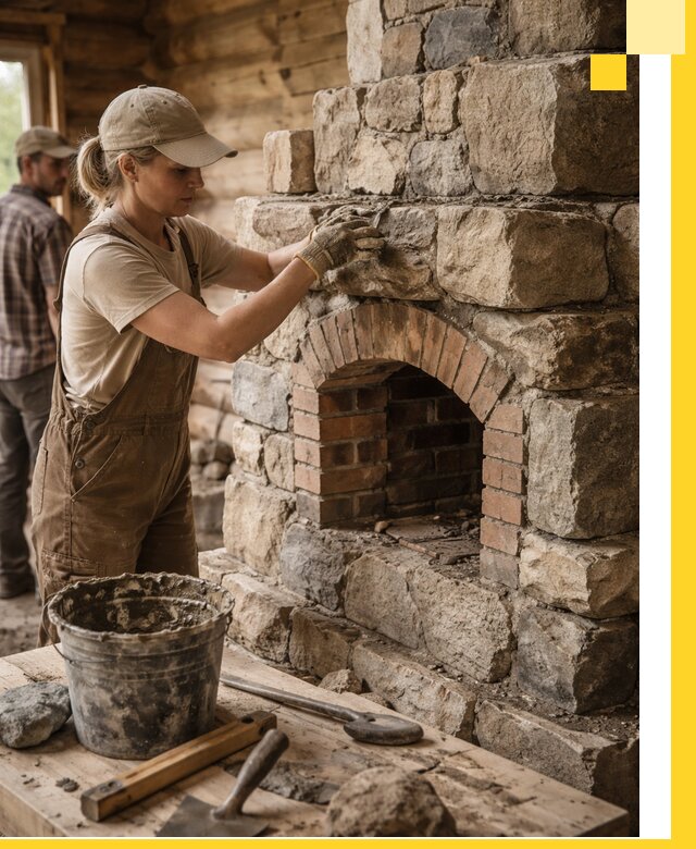 Каменные печи на заказ и монтаж в Мысках, долговечные решения