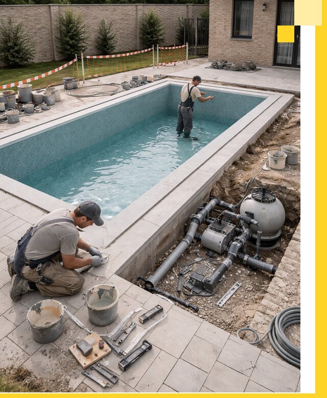 Строительство бассейнов под ключ в Мысках: проекты и монтаж