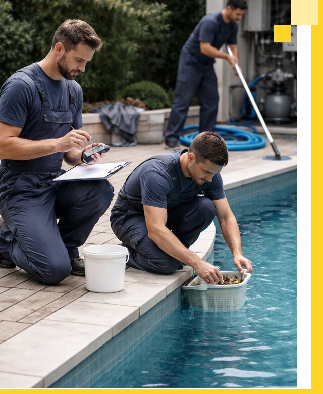 Профессиональное обслуживание бассейнов в Мысках под ключ