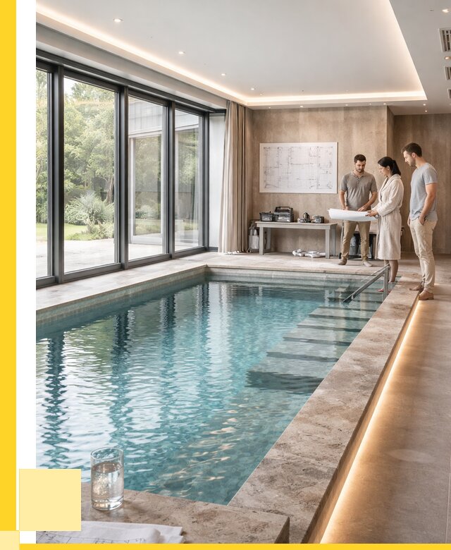 Закрытые бассейны под ключ в Мысках от 2535750 р. | ЭриданМси