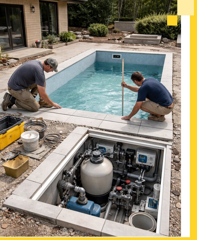 Строительство качественных домашних бассейнов под ключ в Мысках