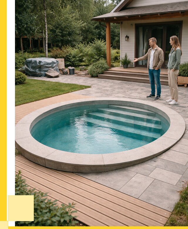 Бассейн на даче под ключ в Мысках от 202860 р., ЭриданМси