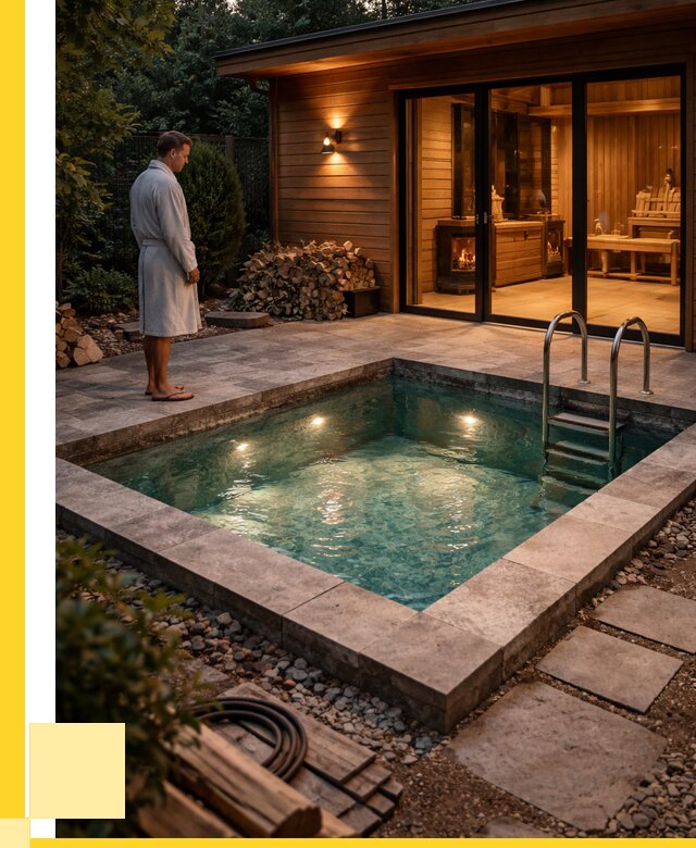 Бани с бассейном под ключ в Мысках от 96359 р. | ЭриданМси