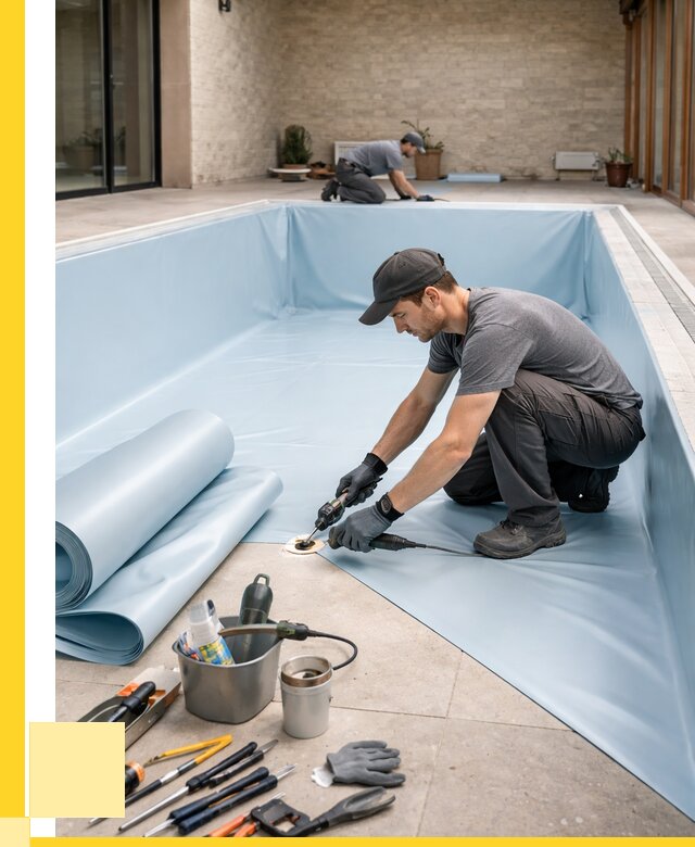 Пленка ПВХ для бассейнов в Мысках от 2536 р. | ЭриданМси