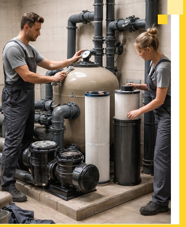 Фильтры и системы фильтрации для бассейнов в Мысках