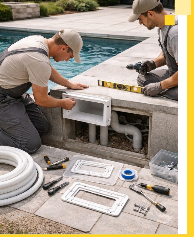 Поставка и установка скиммеров для бассейнов в Мысках