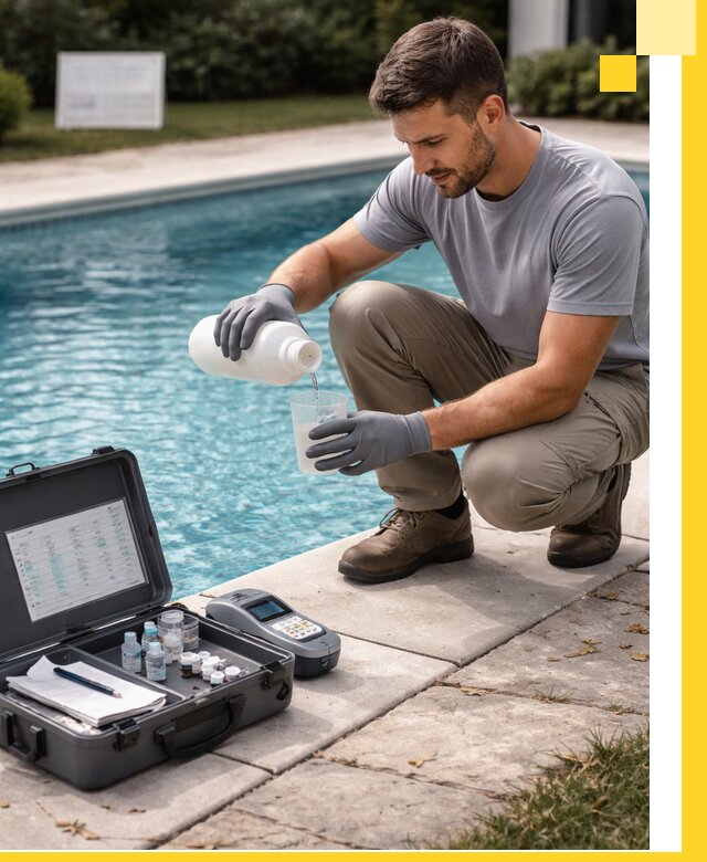 Профессиональная дезинфекция воды в бассейне в Мысках