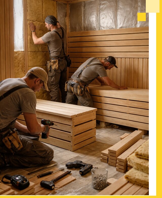 Профессиональное строительство саун под ключ в Мысках