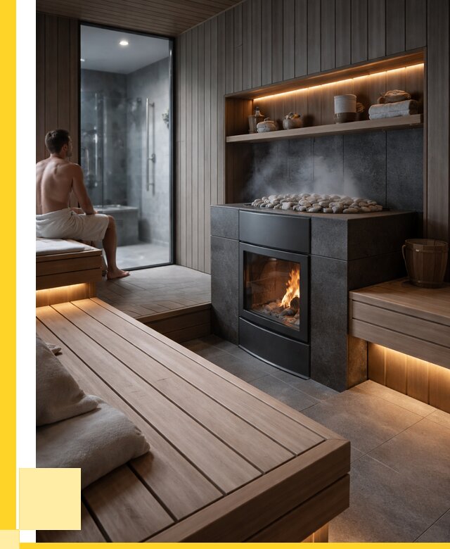 Проект сауны в частном доме в Мысках от 35501 р. | ЭриданМси