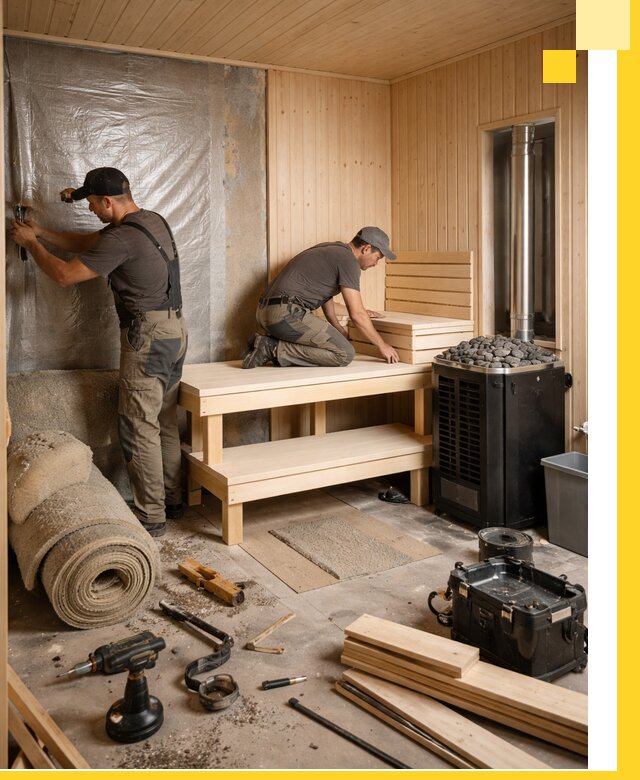 Проекты саун под ключ в Мысках дизайн и строительство