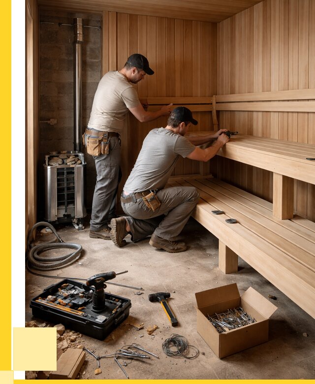 Монтаж саун под ключ в Мысках от 121716 р. | ЭриданМси