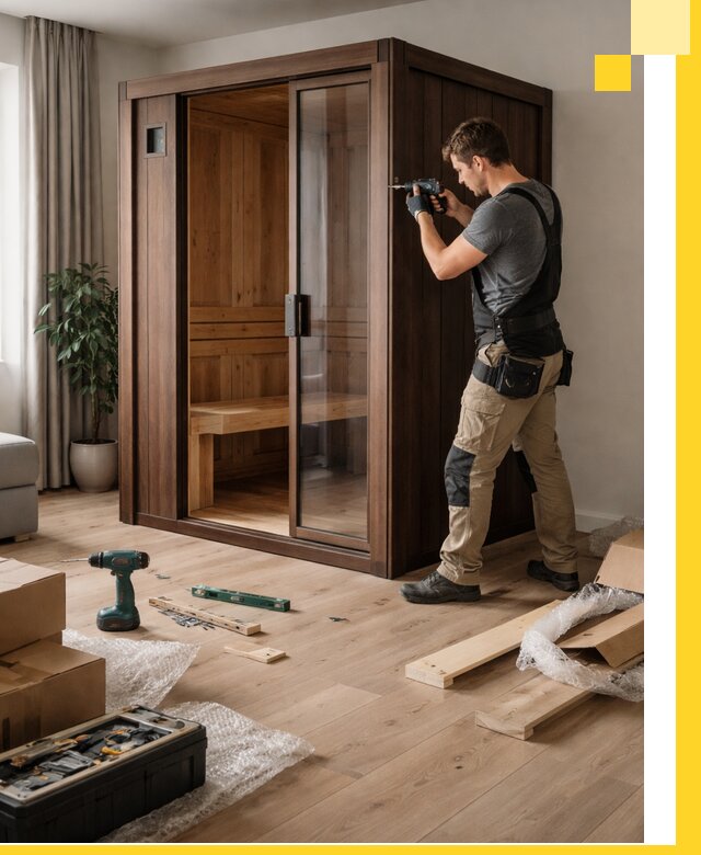 Установка и производство мини саун под ключ в Мысках