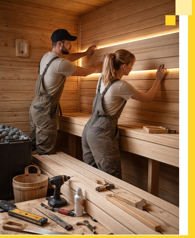 Дизайн саун и бань под ключ с индивидуальным проектом в Мысках