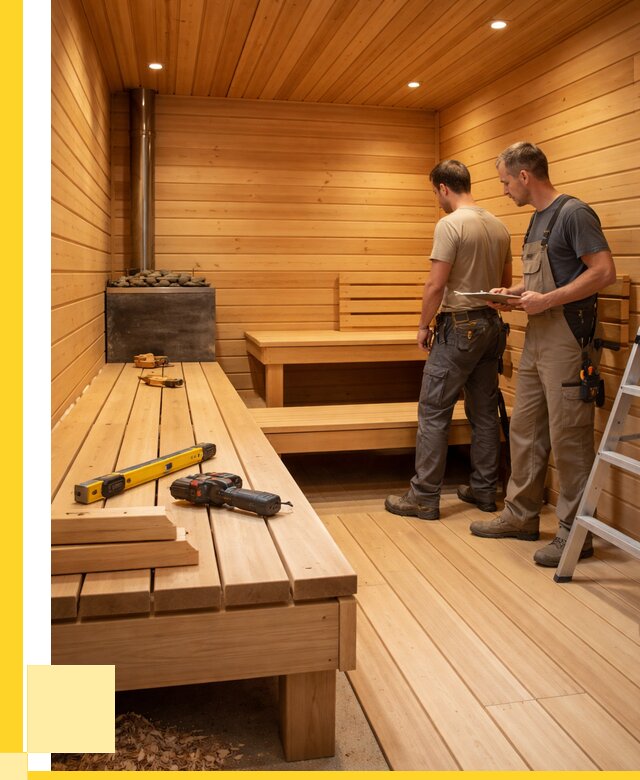 Отделка бань и саун в Мысках по цене от 4564 р. | ЭриданМси