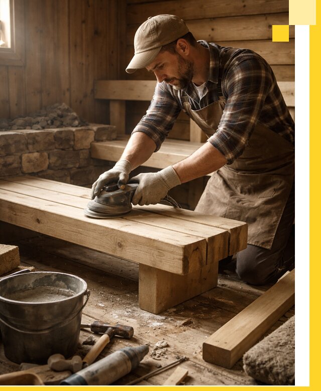 Ремонт бань под ключ в Мысках с гарантией качества и сроков