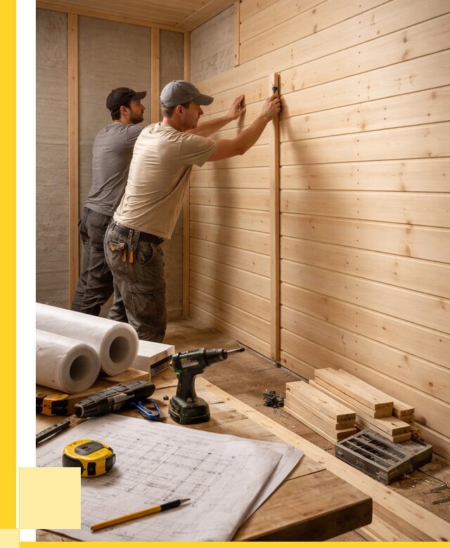 Обшивка бани вагонкой в Мысках от 1217 р., ЭриданМси