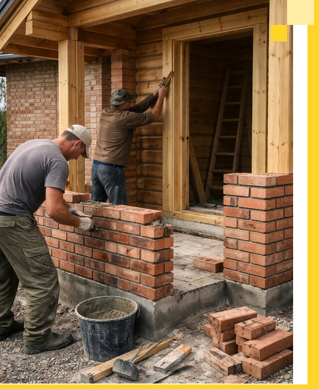 Строительство кирпичных бань под ключ в Мысках с гарантией качества