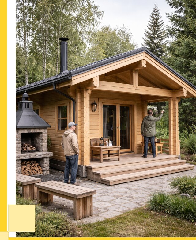 Деревянные бани под ключ в Мысках от 456435 р. | ЭриданМси