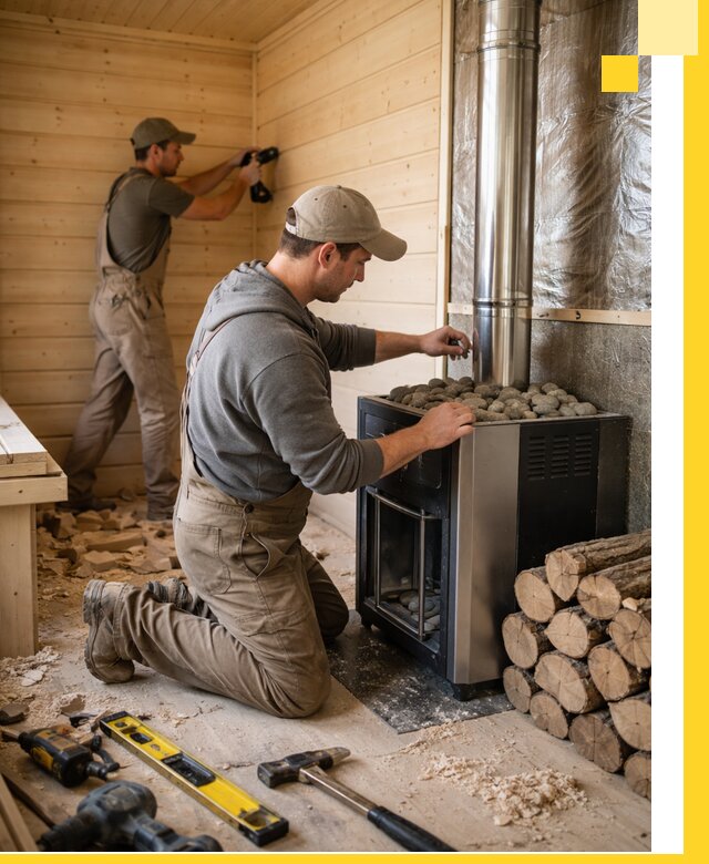 Строительство деревянных бань под ключ в Мысках проекты и монтаж