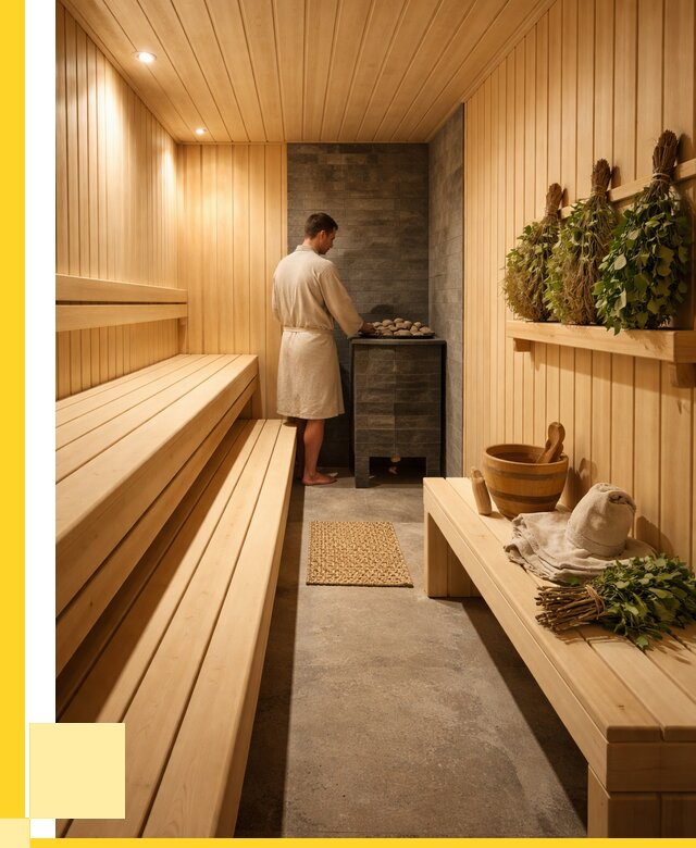 Отделка парной под ключ в Мысках от 355005 р. | ЭриданМси