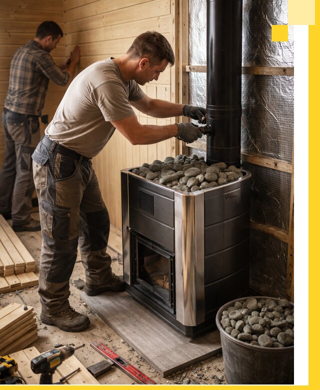 Проектирование и строительство парилок для бани в Мысках под ключ