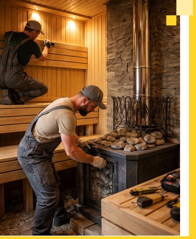 Комплексный дизайн бань, саун и зон отдыха в Мысках