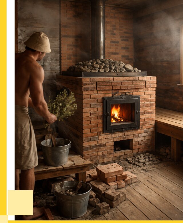 Кирпичные банные печи в Мысках от 91287 р. | ЭриданМси