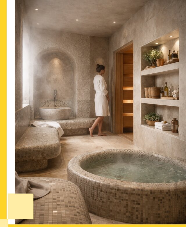 Строительство бани с хамамом в Мысках от 760725 р. | ЭриданМси