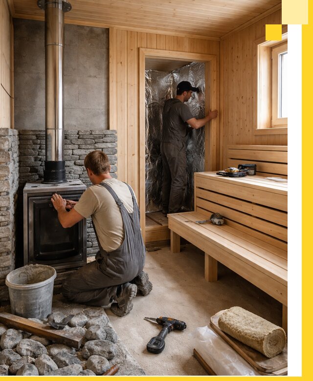 Строительство и изготовление бань под ключ в Мысках