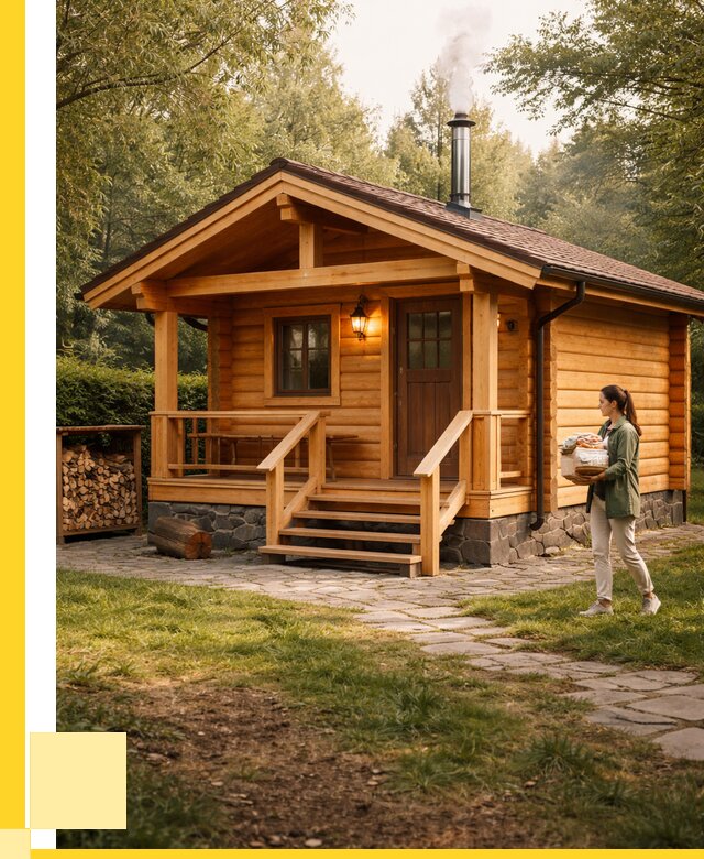 Купить баню под ключ в Мысках от 659295 р. | ЭриданМси