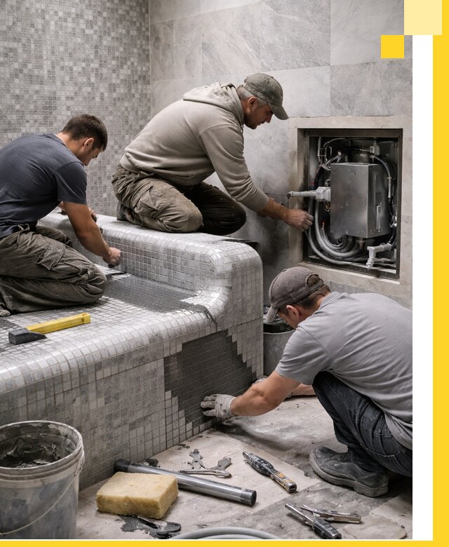 Проекты хамамов под ключ в Мысках и дизайн и строительство