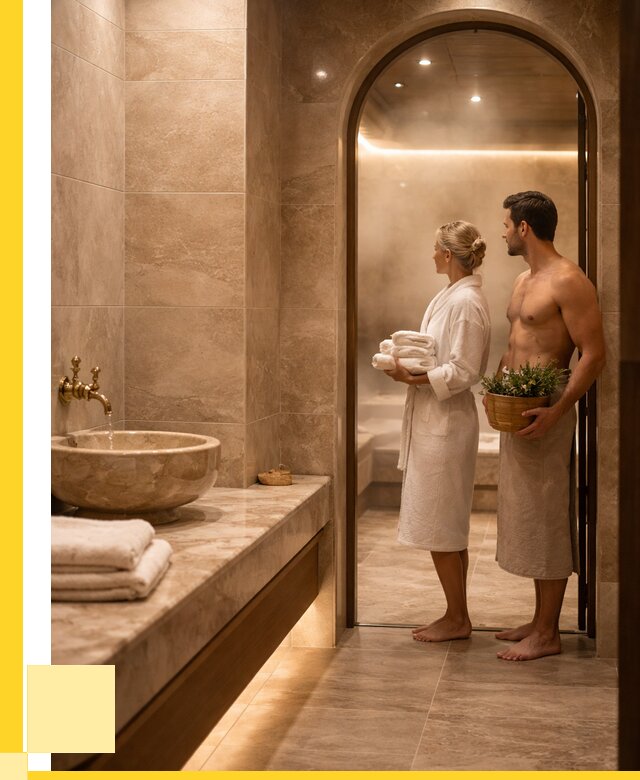 Проект и монтаж сауны и хамама в Мысках от 355005 р., ЭриданМси