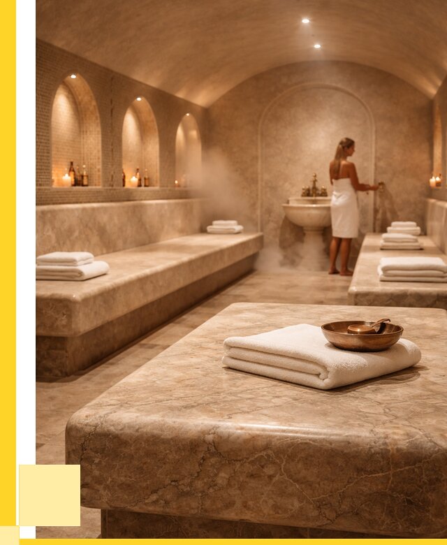 Лежаки для хамама в Мысках под ключ от 35501 р. | ЭриданМси